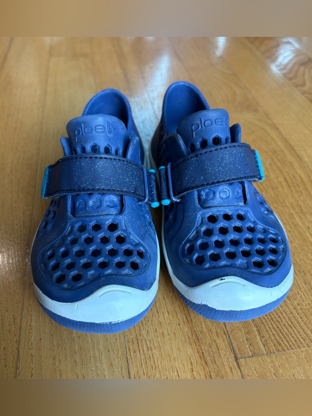 Plae Mimo Shoes Kids Slip On Blue White Water Sneaker Toddler Boys Size 10